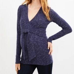 A Pea In The Pod | Navy Sweater with Tie